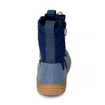 Chlapčenské zimné barefoot topánky s membránou Bugga RUBA Blue B00197-04 - 33