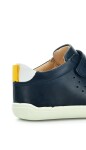 Geox Steppieup Wax.Lea Navy/White celoročné členkové barefoot topánky 26 EUR