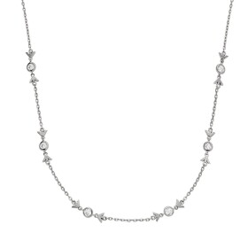 Emporio Armani Fashion strieborný náhrdelník so zirkónmi EG3615040