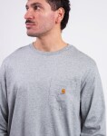 Carhartt WIP L/S Pocket T-Shirt Grey Heather L