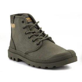 Topánky Palladium PAMPA HI COATED U 74375-377-M Dusky Green EU 37