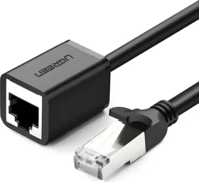 Ugreen Sieťový kábel RJ45 (M) - RJ45 (M) 0,5 m čierna / Sieťový kábel / Cat.6 FTP (UGR259BLK)