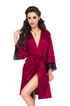 DKaren Housecoat Nikola Crimson Crimson