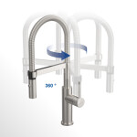 VILLEROY & BOCH VILLEROY & BOCH - Drezová batéria Steel Expert 2.0, odnímateľná sprcha, antracit 92800005