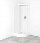 SAT - Set sprchovacieho kúta a vaničky, štvrťkruh 80x80 cm Multi Basic SIKOBKMUS80CH0 SIKOBKMUS80CH0