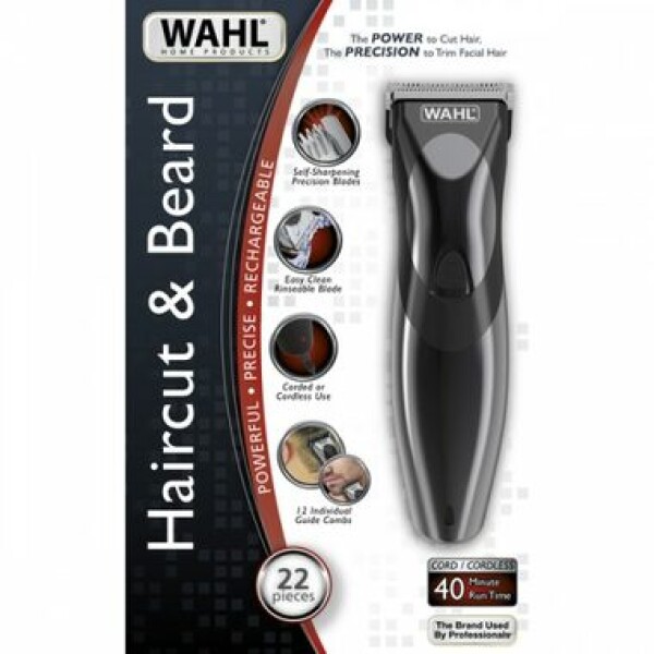 Wahl 9639-816 Haircut amp; Beard / zastrihávač / Šírka čepele: 45 mm / min. 0.7mm / 12 nástavcov (WHL-9639-816)