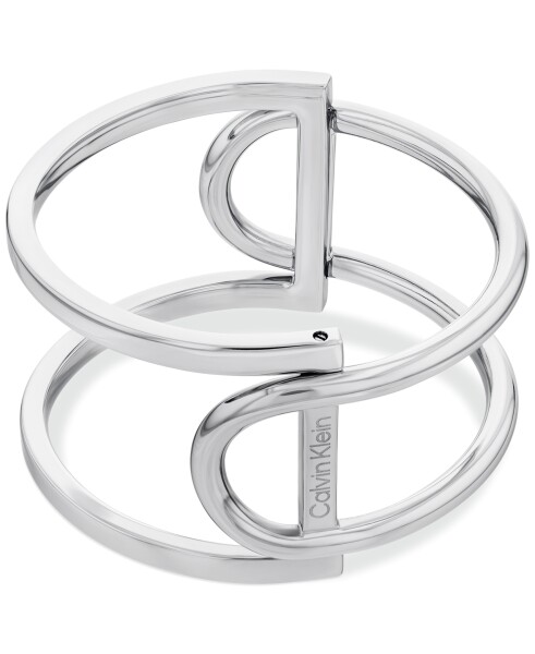 Calvin Klein Pevný oceľový náramok Contoured Geometry 35000756