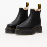 Tenisky Dr. Martens 2976 Quad Fur Lined Platform Chelsea Boots Black Pisa EUR 40