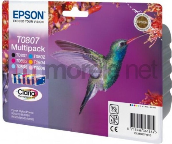 Epson Toner T080 Multipack (C13T08074010)