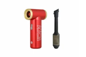 KiCA Jet Fan 2 ventilátor + nadstavec na vysávanie červená / aku ventilátor vysávač / 1100 mAh / USB-C (FTKTKR)