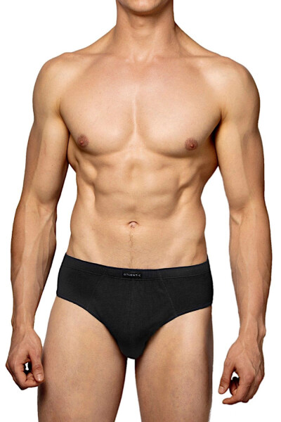 Pánske nohavičky 3 pack 006 black - Atlantic černá XL