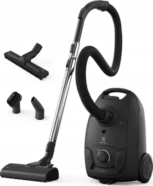Electrolux 500 EB51C2GG čierna / Vreckový vysávač / 650 W / 78 dB / rádius 8,5 m / 3 l (EB51C2GG)