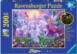 Ravensburger Svietiace puzzle Magická noc jednorožcov XXL