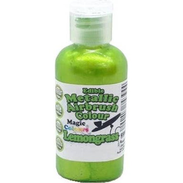 Airbrush farba perleťová Magic Colours (55 ml) Lemongrass ABMLMG dortis - Magic Colours - Magic Colours