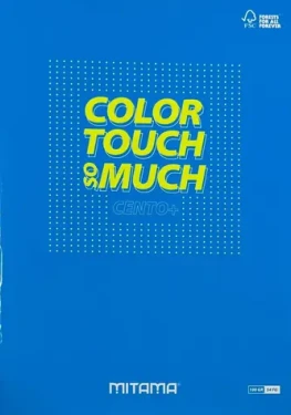Mitama Color Touch svetlo modrá / Zošit / A4+ / Linkovaný / 52+2 listov (62172-90125)
