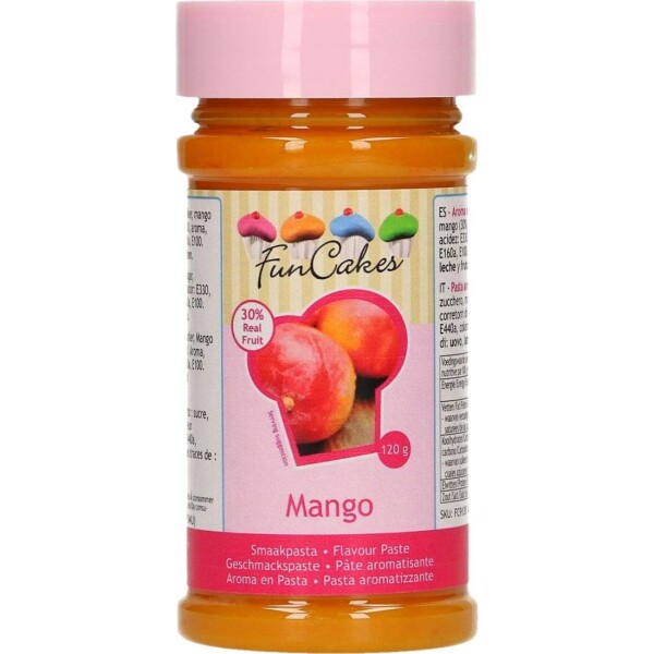 Ochucovacia pasta mango 120 g - FunCakes - FunCakes