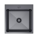 VELAZO Oceľový drez 46 x 45, grafit, Velazo VELAZ4645B
