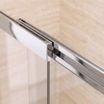 REA - Vaňová zástena posuvná Dario Chrome 80 REA-W7880