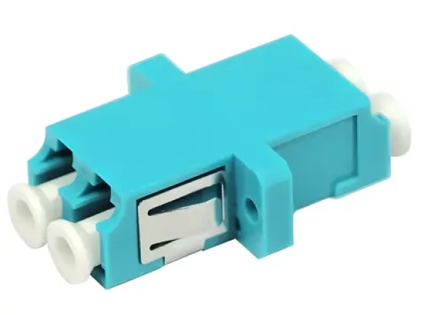 Xtendlan LC-LC duplex adaptér MM OM3 azúrová / Optický adaptér / Multimode 50/125 / Duplex (ADR-LC2LC-MM-OM3)
