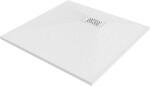 MEXEN/S - Hugo sprchová vanička SMC 80 x 80, biela, krytka biela 42108080-W