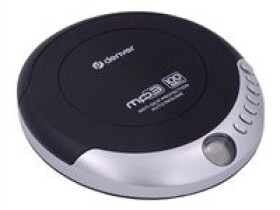 Denver DMP-391 čierna / Prenosný CD prehrávač / MP3 / 2x AA (111181100100)
