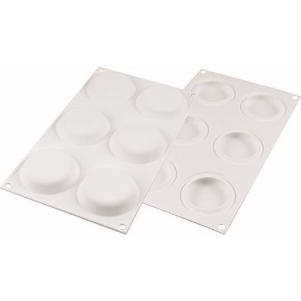 Silicone form Chablon kulatý 6x 50 ml - Silikomart