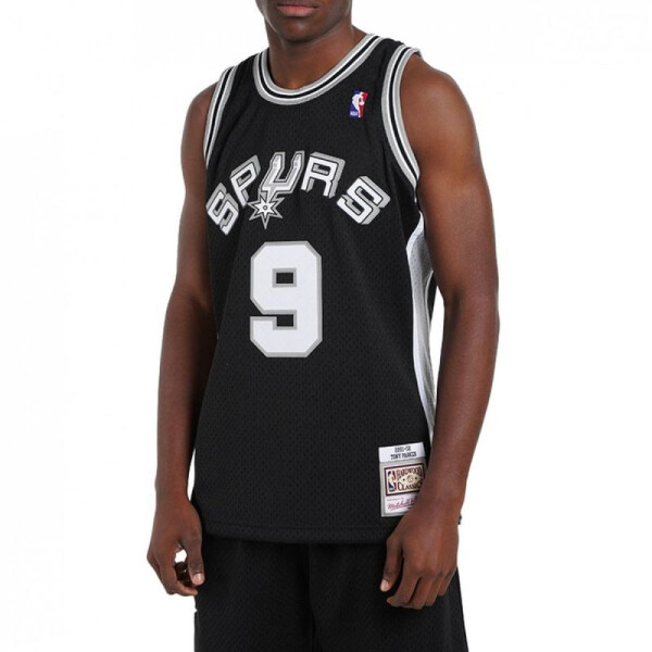 Mitchell & Ness San Antonio Spurs NBA Swingman Jersey Spurs 2001 Tony Parker M SMJYLG19018-SASBLCK01TPA Pánske XXL