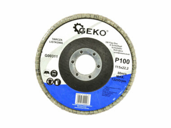 GEKO G00311 / Lamelový kotúč / 115 x 22.2 mm / P100 (G00311)