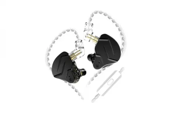 KZ - ZSN Pre X Slúchadlá s mikrofónom (Black) (8596450062139)