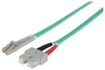 Intellinet modrá / Optický kábel LC/SC / Multimode OM3 / 1 m / LSZH plášť (750912)