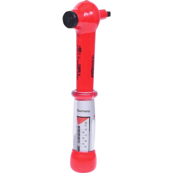 1/4" mini momentový kľúč s ochrannou izoláciou a obojstrannou račňovou hlavou, 2-10Nm KS Tools 117.1400; 117.1400