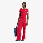 Tričko adidas Pinstripe Short Sleeve Slim Tee Team Victory Red/ White/ Team Victory Red XS