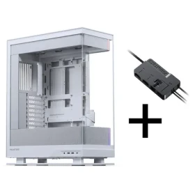 PHANTEKS Evolv X2 Matrix biela / Skriňa / E-ATX / Midi-Tower / Tempered Glass / Nxlinq V2 HUB (GABU-728)