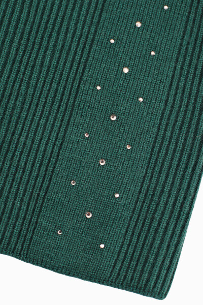 DÁMSKY KLOBÚK S MODALOVÝMI FLITRAMI CZ105 zelená 54-58