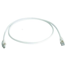 Telegärtner 100008658 RJ45 sieťové káble, prepojovacie káble CAT 6A S/FTP 5.0 m biela samozhášavý, s priechodkou chrániacou proti zlomeniu 1 ks; 100008658