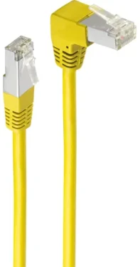 Shiverpeaks Cat6 S/FTP 0,5 m žltá / Patch kábel / RJ-45 / uhlový-rovný konektor / 250 MHz (BS08-64012)