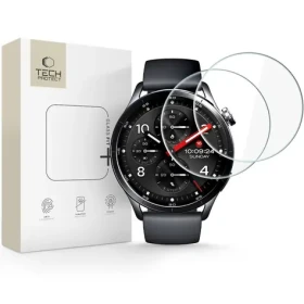 Tech-Protect Glass Fit+ / Ochranné tvrdené sklo pre smartwatch / XIAOMI Watch S5 46mm / 2 ks