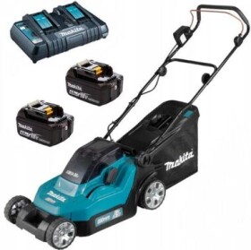 Makita DLM382PM2 / Aku Kosačka na trávu / 18V / 3700 ot-min / záber 38 cm / kôš 40 l / 2x Aku BL1840B (DLM382PM2)