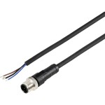 TRU COMPONENTS pripojovací kábel pre senzory - aktory, TC-12833028, piny: 4, 2 m, 1 ks; TC-12833028