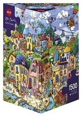 HEYE Puzzle Veselé mestečko