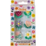 Cukrová dekorace jarné kvety - Decora - Decora