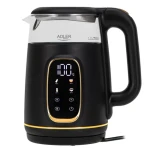 Adler AD 1305 čierno-zlatá / Rýchlovarná kanvica / 2200 W / 1.7 L / sklo (AD 1305 BG)