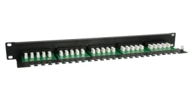 Equip 25 portov Cat3 / Patch panel / RJ-45 / UTP / ISDN / 1U / 19" (125298)