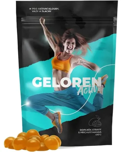 Geloren Active mango / Kĺbová výživa / 90 želé / 410 g
