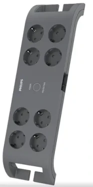 Philips SPN3180A/58 / Prepäťová ochrana / Schuko / 8 zásuviek / 2m (SPN3180A/58)