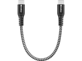 Sandberg Survivor USB-C Cable 0.2M 100W / nabíjací kábel USB-C na USB-C