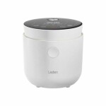 Lauben Low Sugar Rice Cooker 1500WT biela / Ryžovar / 1.5L / 6 programov / časovač / udržiavanie teploty / dotykový displej (LBNRCD1500WT)