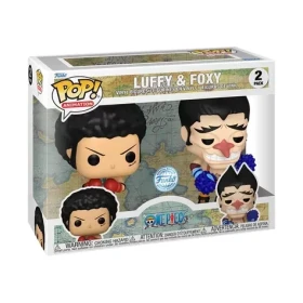 Funko POP! 2 Pack Animation: Monkey D. Luffy and Foxy (One Piece) Special Edition