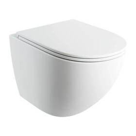 OMNIRES - OTTAWA COMFORT závesné WC so sedadlom, 54 x 37 cm, biela mat OTTAWACMWBM