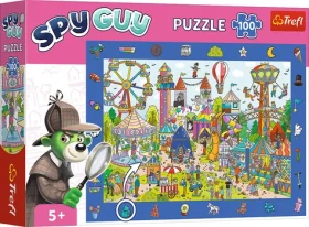 Trefl - Puzzle - Puzzle s hľadaním obrázkov Spy Guy: Zábavný park